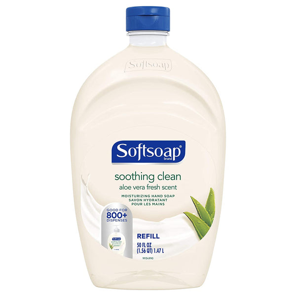 Softsoap Liquid Hand Soap Refill, Soothing Aloe Vera, 50 oz