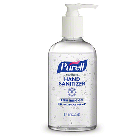 Purell Advanced Hand Sanitizer Gel 8 oz Pump