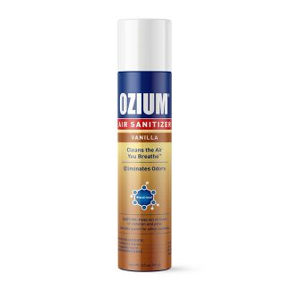 Ozium Air Sanitizer Aerosol Vanilla Scent 3.5 oz