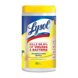 Lysol Disinfectant Wipes Lemon Lime 80 ct