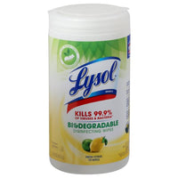 Lysol Plant-Based Disinfecting Wipes - Fresh Citrus Scent 70 ct