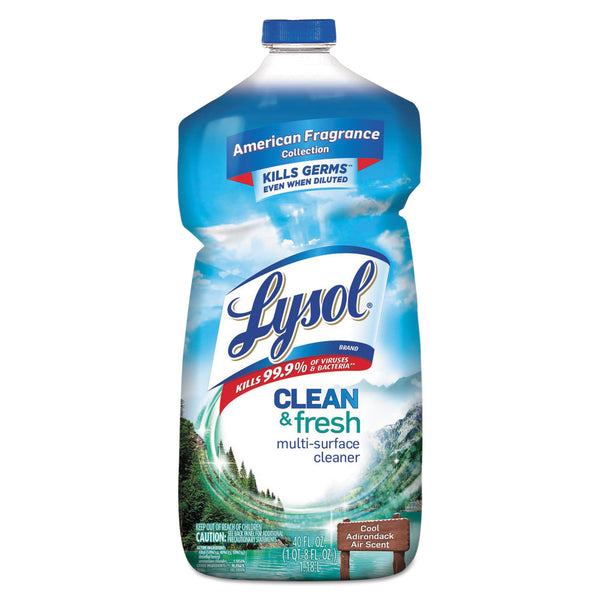 Lysol Clean & Fresh Multi-Surface Cleaner & Disinfectant Cool Adirondack Air 40 oz