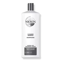 Nioxin Cleanser Shampoo, System 2 (Fine/Progressed Thinning, Natural Hair) 33.8 fl oz