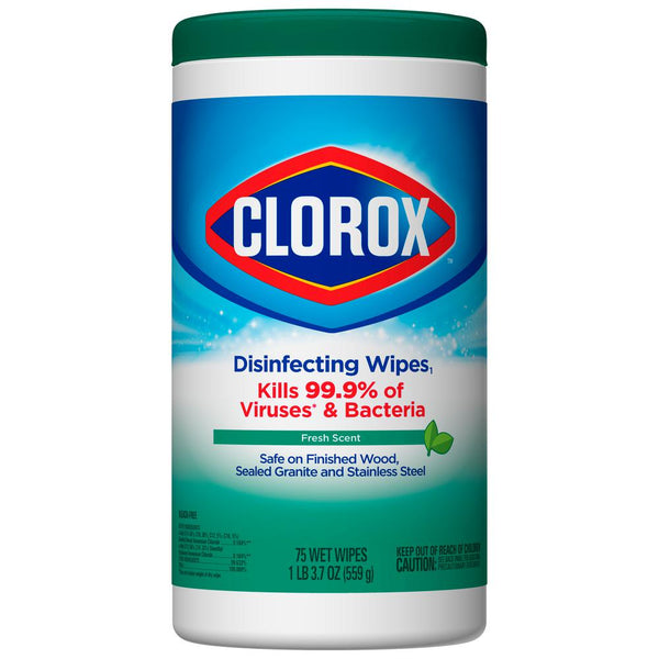 Clorox Disinfecting Wipes Fresh Scent 75 ct