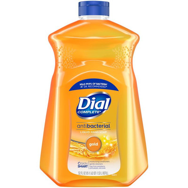 Dial Antibacterial Liquid Hand Soap Refill Gold 52 oz